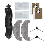 Kit De Repuestos For Robot Aspirador A21F, Compatible Con MONSGA MS1 MAX: Cepillo Lateral Principal, Filtro, Paño De Fregona, Bolsa For Polvo Y Accesorios.