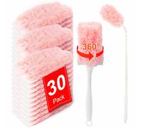 Kit de repuestos para plumero resistente KeFanta para Swiffer Duster. 4 plumeros multisuperficie de microfibra para limpieza con mango extendido
