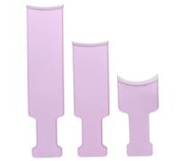 Kit de resaltado de cabello de 3 piezas, tablero de plástico Balayage con dientes de peine de arco, kit de tinte para el cabello Balayage ensanchado fácil de usar para seccionar