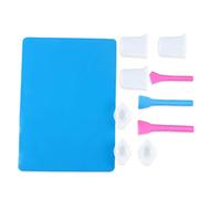 Kit de resina de silicona antiadherente, 100 ml, tazas medidoras, cunas de dedos, mezcla, taza, pipeta, herramienta de joyería