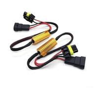 Kit de resistencia de carga LED de 50 W para decodificador de bombillas de faros delanteros 9005/9006 con alambre de cobre puro para fijar luces antiniebla parpadeantes y señales de error en el