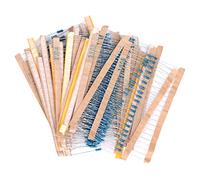 Kit de resistencias de película metálica de 600 piezas/4 W Surtido de resistencias de 5 colores% de precisión 30 valores 10 Ω-1 MΩ para equipos electrónicos de radio Proyectos de