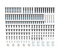 Kit de resorte de engranaje de tornillo para impresora 3D Componentes de sujetadores de aleación de alta precisión para impresoras X1 X1E P1P P1S Incluye 180 tornillos 5