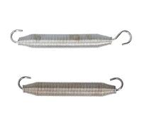 Kit de resorte de retorno universal, 2 piezas de resorte de retorno del acelerador del carburador de acero inoxidable para tractores de generadores de cortacésped de coche.