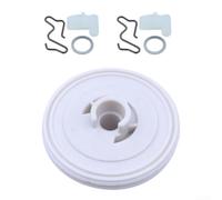 Kit de resorte de retroceso de arranque de plástico con arandela de trinquete de polea para motosierra Ms240 Ms260 024 026 que reemplaza el número de pieza 11251950401 blanco (juego de 1 pieza)