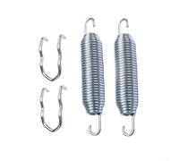 Kit de resorte de tensión y anclaje de cubierta 607616 604110, reemplazo de metal robusto para la serie Hustler Mower, garantiza un funcionamiento suave y profesional,