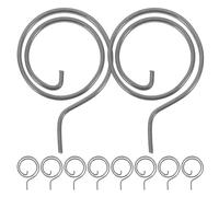 Kit de Resortes de Cerradura 10 Piezas, Hierro para Reparación | Instalación Sencilla, Repuestos Negros para Mecanismos de Pestillo y Puertas Antirrobo, Taller o Bricolaje Doméstico