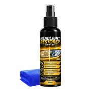 Kit De Restauración De Faros 30 Ml Spray Antiniebla Reparador De Arañazos Y