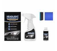 Kit de restauración de faros Q4, pulidor de faros, limpiador multifuncional, spray limpiador para todo tipo de vehículos