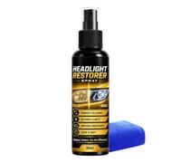 Kit De Restauración De Faros Spray Pulidor Reparador De Arañazos Antivaho
