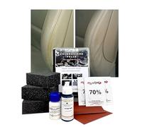 Kit de Restauración de pintura del respaldo de asiento y panel de cuero: BMW Dakota Beige de 35 ml para retoques de color