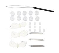 Kit de Restricción de Cortinas para Ventanas de Vehículos Recreativos, Fácil de Instalar, para Persianas Plisadas de Día y Noche, 27 Unidades