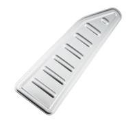 Kit de revestimiento Para Fiat 500X 500 X 2014-2021 Cubierta Protectora De Acero Inoxidable Para Reposapiés Acelerador Y Freno Carmilla AT Pedales Coche(1Pcs Silver Rest)