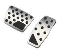 Kit de revestimiento Para Fiat 500X 500 X 2014-2021 Cubierta Protectora De Acero Inoxidable Para Reposapiés Acelerador Y Freno Carmilla AT Pedales Coche(AT Without Rest)