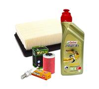 Kit de revisión 10W40 filtro aceite aire vela K T M Duke 125/200/390