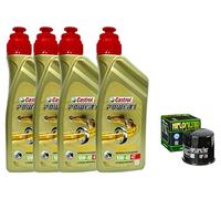 Kit de revisión 4L Castrol Power 1 Power1 10W40 filtro de aceite Hiflofiltro HF138 HF 138