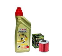 Kit de revisión Castrol Power 1 15W50 filtro de aceite Kymco Xciting 400i