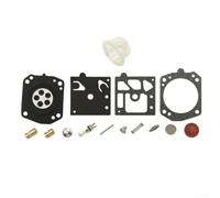 Kit de revisión de carburador Wacker Neuson compatible con modelos Hda286 Hda308 Bs70 Bs50, juego de reconstrucción de 15 piezas para herramientas de reparación y mantenimiento del motor de