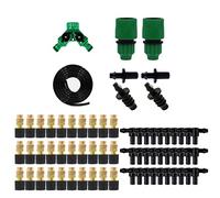 Kit De Riego Automático Con Adaptador Rápido Manguera Conector Articulación/boquilla Pulverización/manguera Para Kit Goteo La Del Extremo Duradero Con Riego Tubo