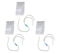 Kit de riego automático de plantas por goteo de 3 unidades, control de flujo ajustable, 500 ml, 1 L, 2 L, capacidad blanca, sistema de riego en maceta para colgar en interiores, sistema de riego