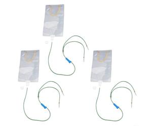 Kit de riego automático de plantas por goteo de 3 unidades, control de flujo ajustable, 500 ml, 1 L, 2 L, capacidad blanca, sistema de riego en maceta para colgar en interiores, sistema de riego