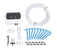 Kit de riego de goteo de auto riego inteligente, Wifi Bluetooth controlado automático de plantas automáticas con gotas de manguera de 10 m recargable para 10 plantas