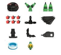 Kit de riego de Plantas de riego de jardín Inteligente Temporizador de riego automático de riego por Goteo(50m Kit Timer)