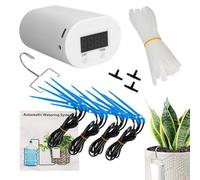 Kit de riego interior - inteligente de agua por , dispositivo de agua vegetal | Suministro automático confiable de agua, control de flujo ajustable, para macetas y, balcón y conservador