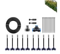 Kit de Riego por Aspersor Automático Ajustable 360 Grados para Invernadero