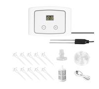 Kit de riego por autorriego | Flujo de agua eléctrico ajustable automático, kit de riego para plantas de interior | para oficina, patio, invernadero, jardín, apartamento y balcón