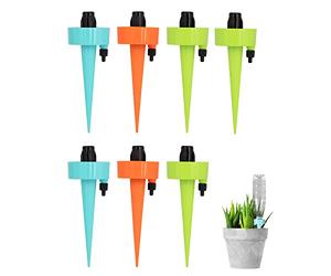 Kit de riego por goteo automático de 7 piezas YSDYY, unidad de riego de plantas de velocidad ajustable, ideal para interior y exterior, adecuado para bonsáis y flores