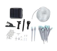 Kit de riego por goteo automático Solar, de riego automático inteligente para plantas en macetas de bajo ruido con temporizador para jardín (Tipo ajustable)