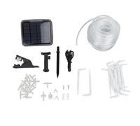 Kit de riego por goteo automático Solar, de riego automático inteligente para plantas en macetas de bajo ruido con temporizador para jardín (Tipo estándar)