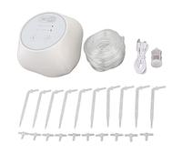 Kit de Riego por Goteo Automático WiFi, Temporizador de Riego para Plantas de Jardín - Ahorro de Agua, Riego Programador Inteligente para Césped y Macetas