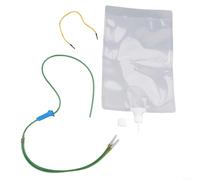 Kit de riego por goteo basado en gravedad de 3 piezas con válvula de control de flujo para plantas en macetas de interior y variedades de jardín de raíces poco profundas (2 L)