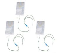 Kit de riego por goteo basado en gravedad de 3 piezas con válvula de control de flujo para plantas en macetas de interior y variedades de jardín de raíces poco profundas (1 L)