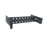 Kit de riel DIN de montaje en rack de 19 pulgadas, riel DIN ajustable de 2U con aleación de aluminio de alta resistencia para convertidores de medios industriales, interruptores Ethernet, inyector PoE