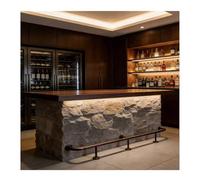 Kit De Rieles Para Pies Barra Alta Resistencia, 1-5M, Barandilla Para Debajo Del Mostrador Acero Inoxidable 201 Para Bar Restaurante Cocina Casera(3.7M/12.14FT)