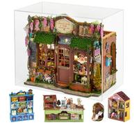 Kit de rincón de libro 3D exquisito hecho a mano, kit de construcción de casa de muñecas en miniatura, artículos de construcción de casa de muñecas para creatividad, regalo de cumpleaños de Halloween