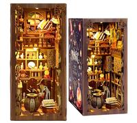 Kit de rincón de libros DIY - Master Alchemist's Studio Series - Boticario mágico del mago - Rompecabezas 3D, sujetalibros de montaje para adultos (Master Alchemist III)