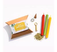 Kit de Ritual Espiritual con Velas Ritualizadas de Colores - Ritual Esotérico con Velas Espirituales y Hierbas Naturales - Ritual de Protección y Limpieza Energética (Llave Para Abrir los Caminos)