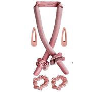 Kit de rizado cabello sin calor Rizador espuma EVA para dormir durante la noche con bandas y pinzas el Crea peinados rizados ondulados naturales