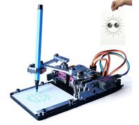 Kit de robot de dibujo inteligente, plotter de bolígrafo con aplicación de control Bluetooth, programación de código abierto, para actividades creativas de pintura
