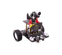 Kit de robot inteligente Micro:Bit (coche Micro:Bit, sin placa base Microbit): Regalo sorpresa de robot inteligente Microbit