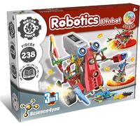 Kit de robótica educativa para niños Robot de regalo de Navidad con 126 piezas