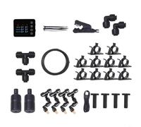 Kit de rociador de bosque tropical de doble bomba con sincronización inteligente para control automatizado de niebla y cobertura de humedad mejorada para uso en reptiles y plantas