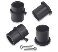 Kit de rodamientos de buje de rueda de brida con pasadores cónicos, juego de bujes de eje de tractor de jardín, bujes de varilla pivotante de cortacésped para Troy, para Huskee para cortacésped Roper