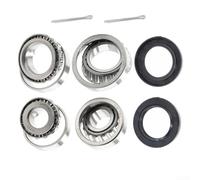 Kit de rodamientos de repuesto para bujes de rueda de remolque que soportan diámetros de eje de 1/4 pulgadas y 3/4 pulgadas