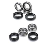 KIT DE RODAMIENTOS DE RUEDA DELANTERA Y TRASERA PARA HONDA CR 125 250 F R RED...