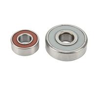 Kit de Rodamientos para Alternador 2 Piezas, Aleación de Aluminio, Tamaños Grande y Pequeño - Alta Resistencia, Reducción de Fricción, Compatible con Alternadores